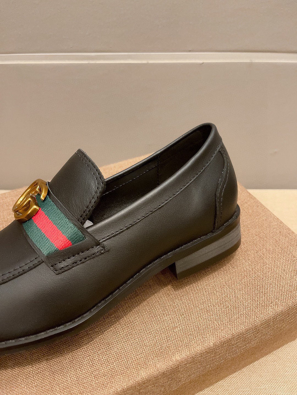 metal logo men's Loafers 0725082201