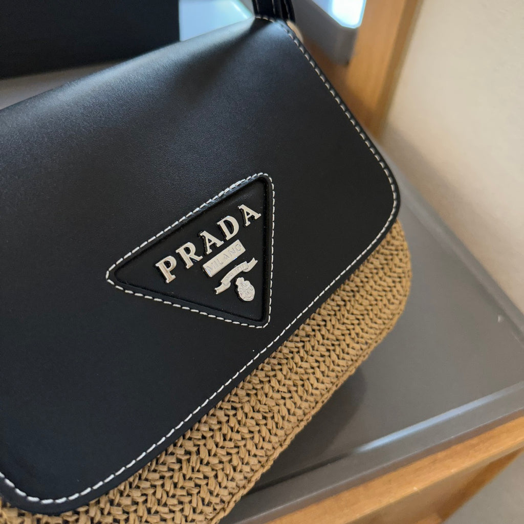 P summer fashion woven shoulder bag 0724041115