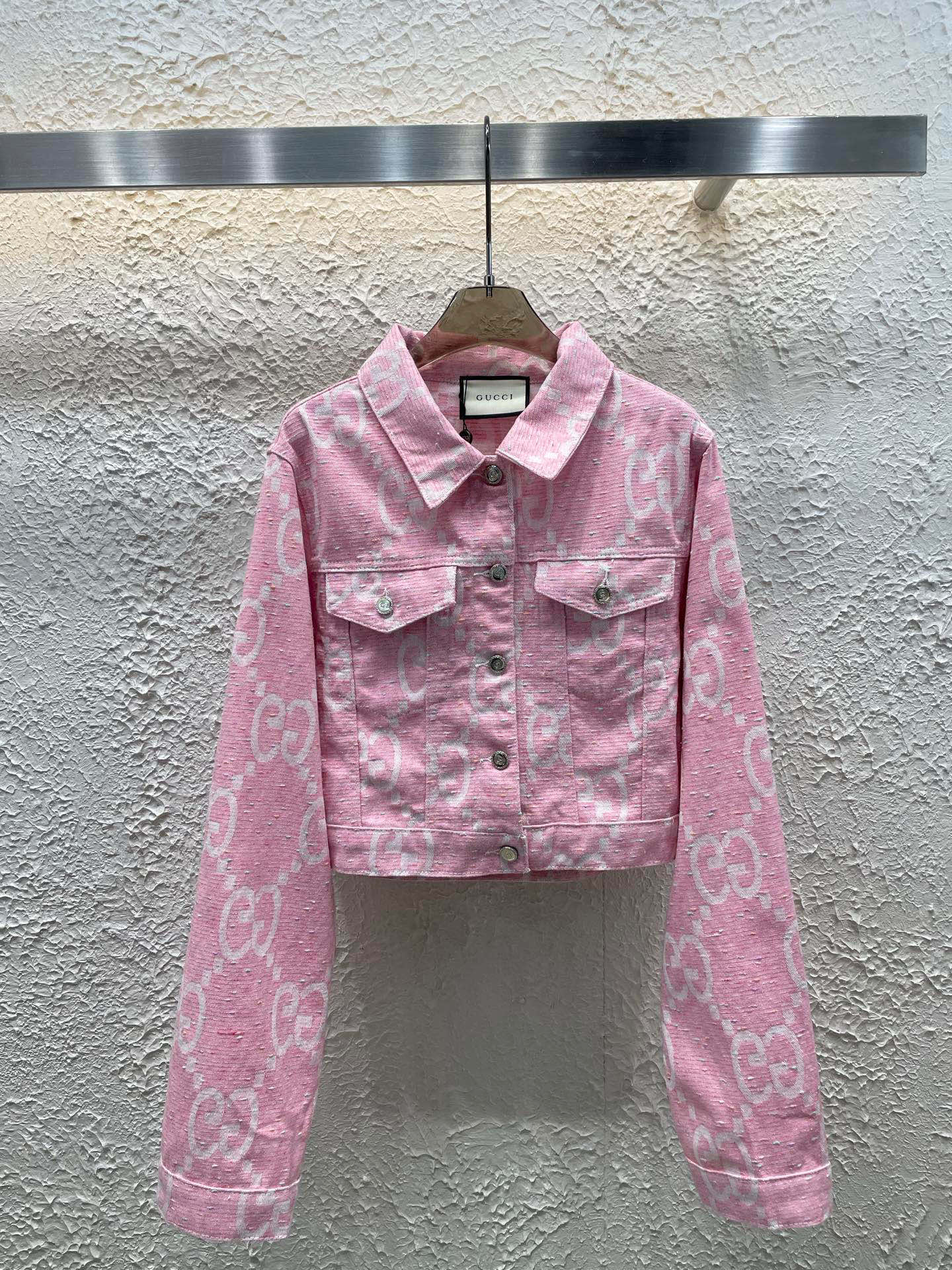 fashion print denim jacket 0725022805