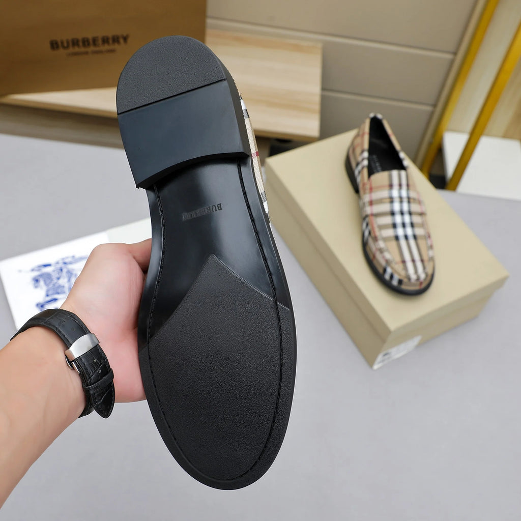 Men's Spring/Summer Striped Slip-on Shoes 0726050706