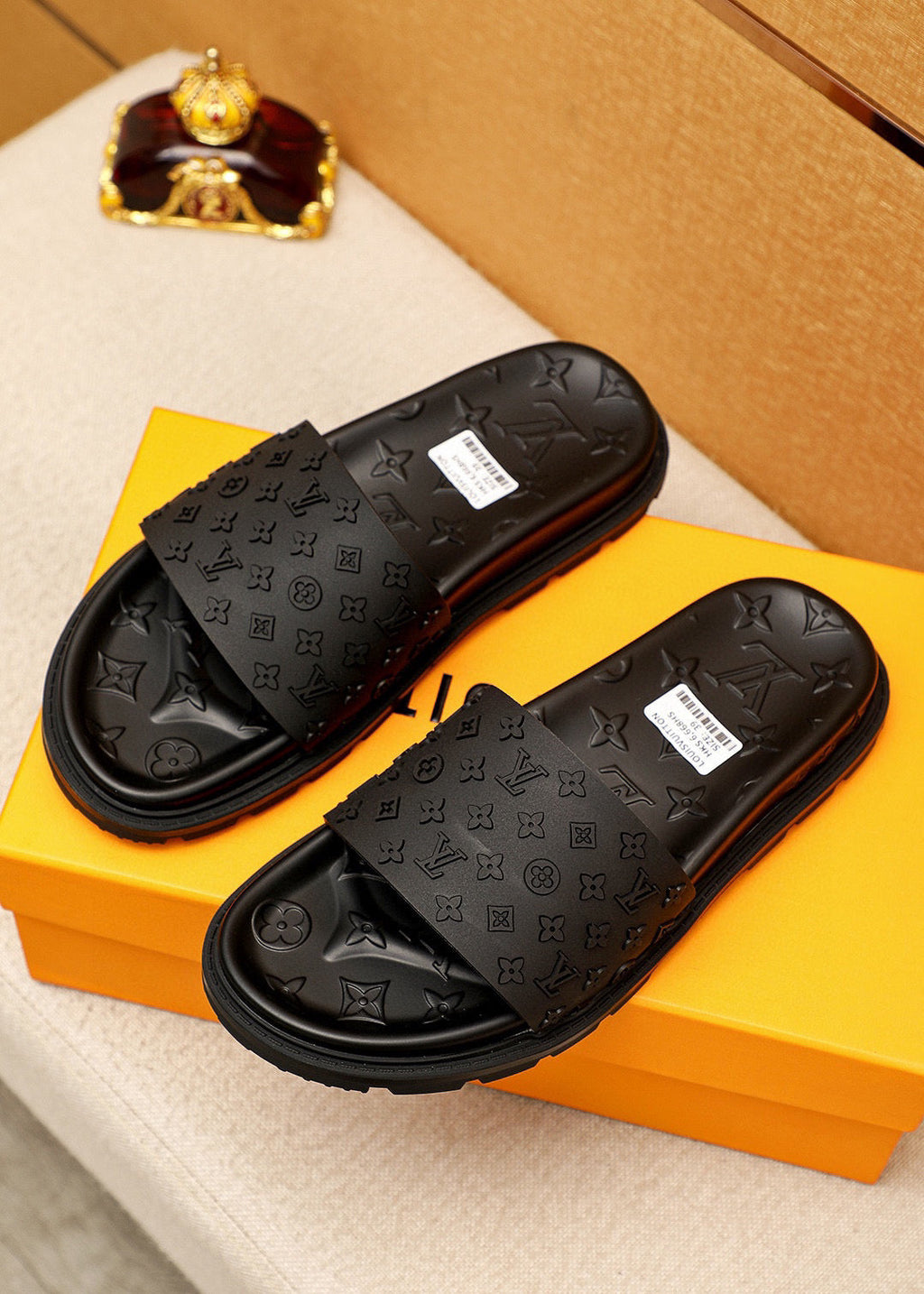 L classic printed slippers 0725101003