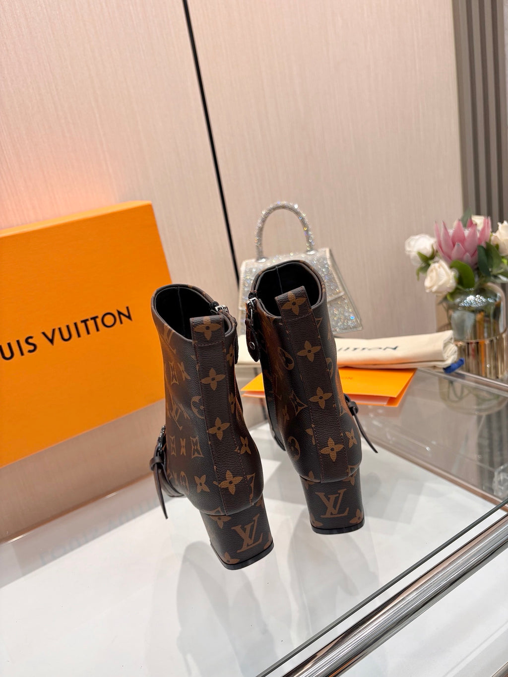 L fashion printing new 4.5cm short boots 0725102002