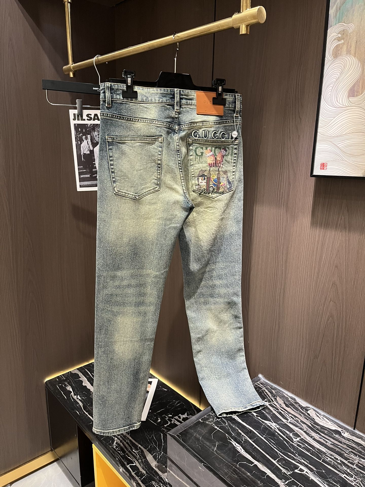 Fashion new men's jeans 0724101210