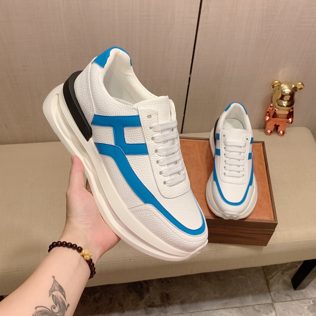 H fashion printed rubber sole sneakers 0724072303