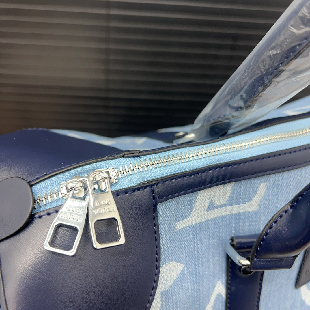L Keepall Denim Travel Bag 1824120901