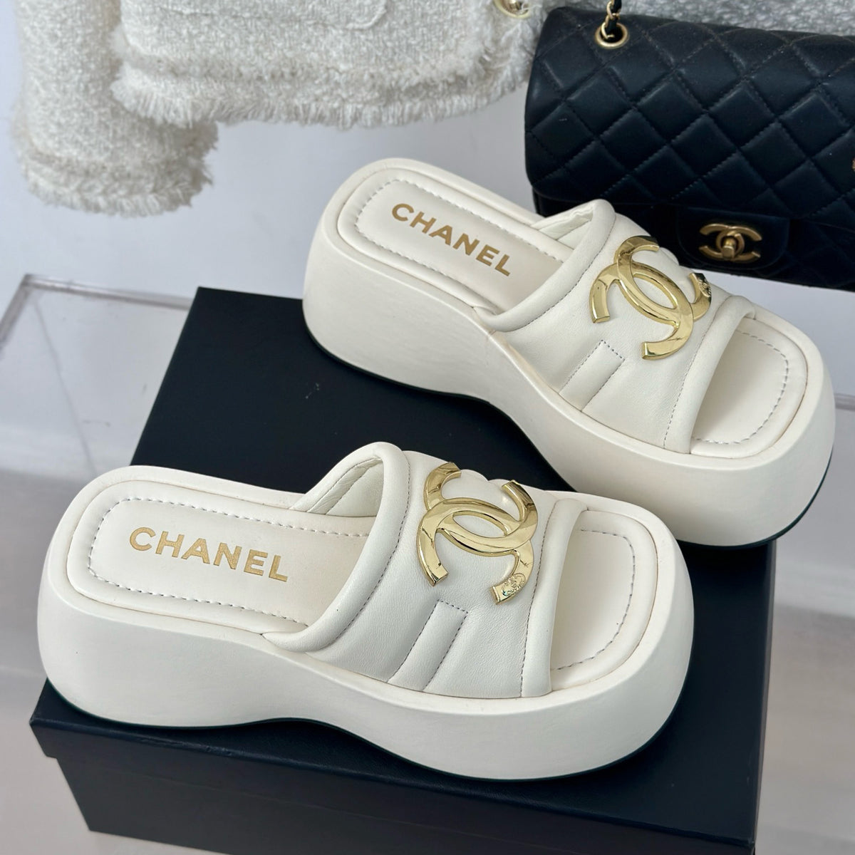 Women Leather Platform Sandal 0724062801