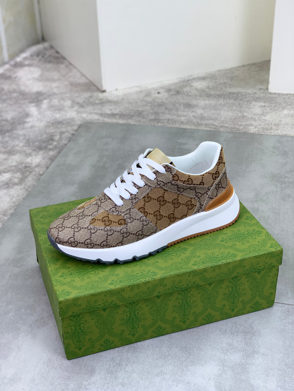 Men's printed sports shoes 0725101504