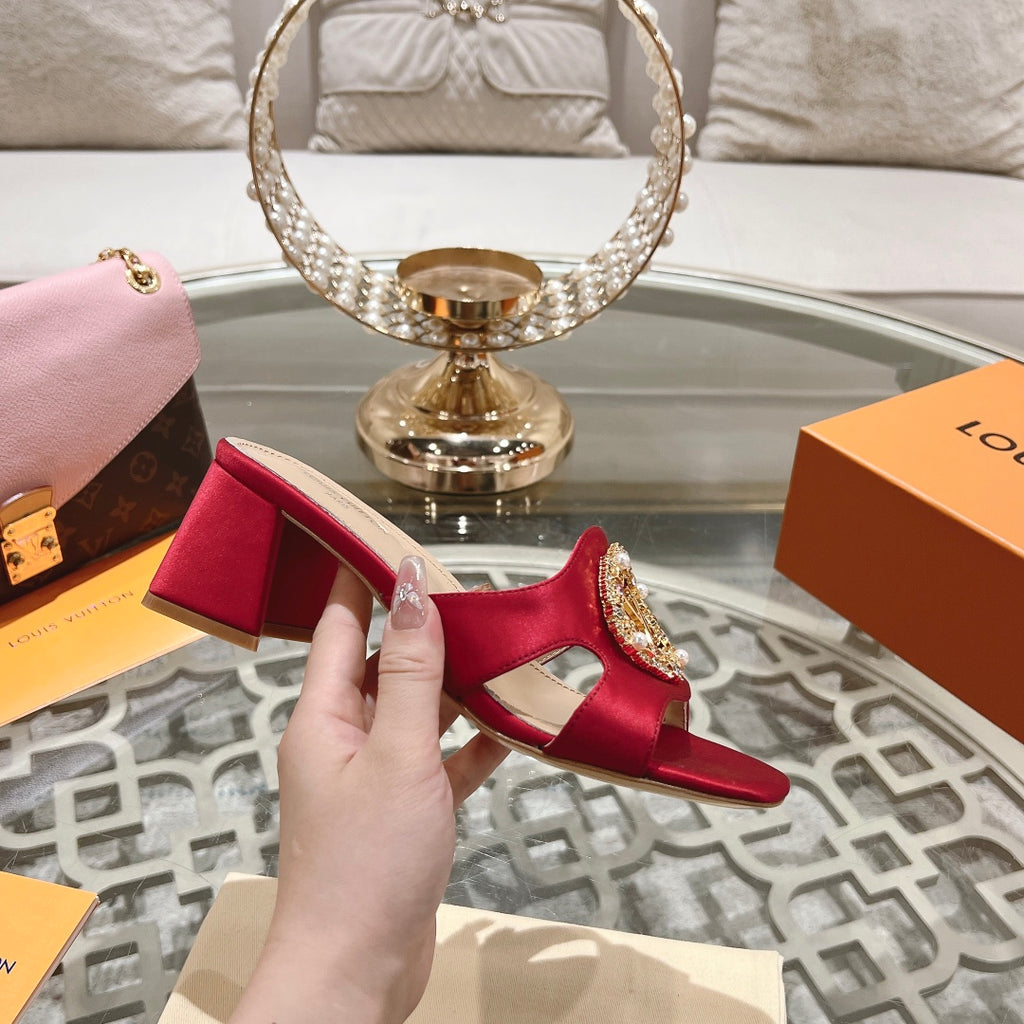 V24ss platform high heel slippers 0724071708