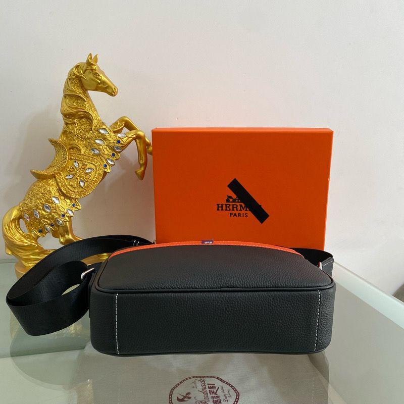 Light Luxury Trendy Travel Genuine Leather Shoulder Crossbody Bag For MenPD05202412609