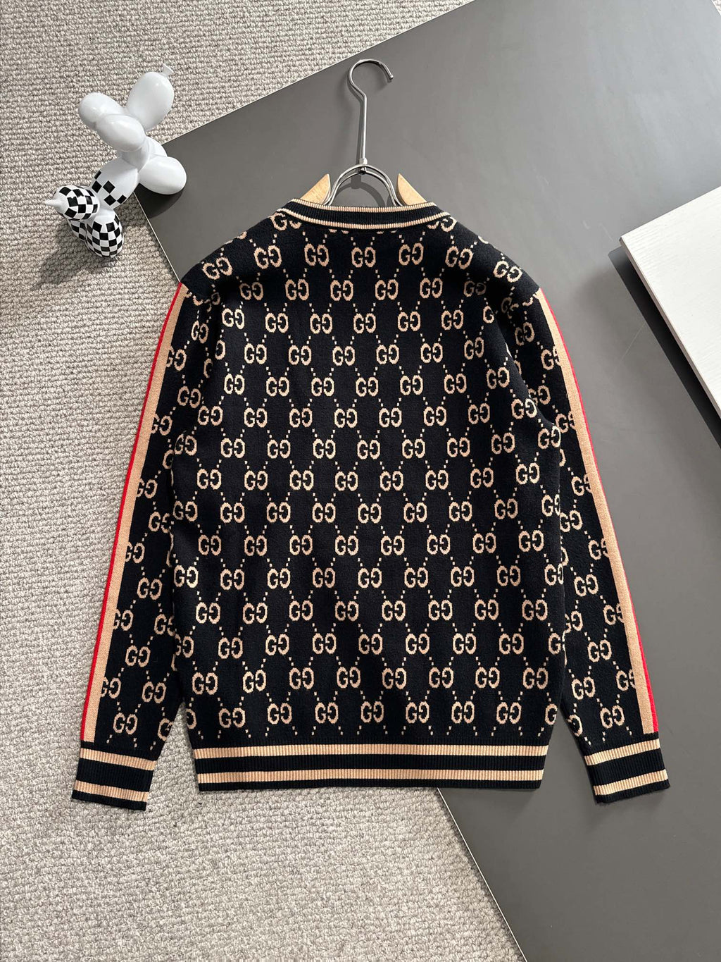 Fashion Print Crewneck Sweater 0724121810