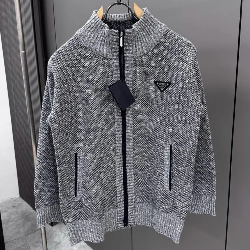 PR Thickened Knit Cardigan Jacket 1025110401