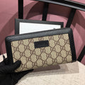 Men's New Wallet Men's Leather Long Wallet Zipper Bag S13