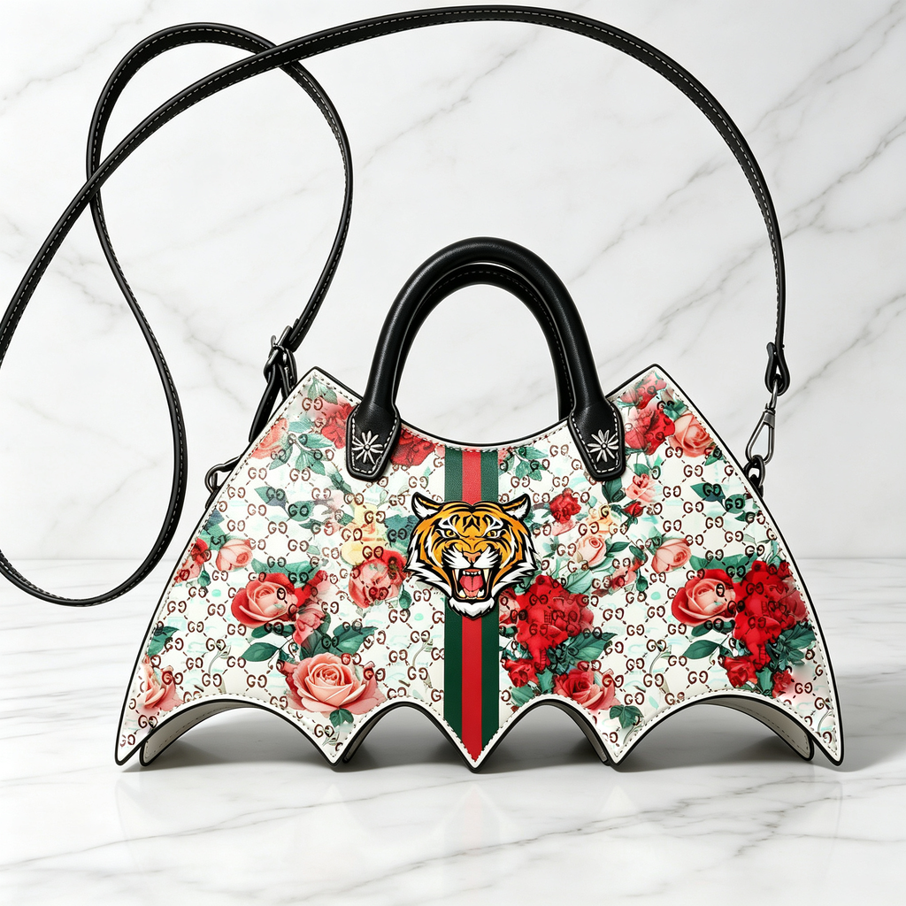 New Stylish Leather GG Bat Handbag 3D1326092331