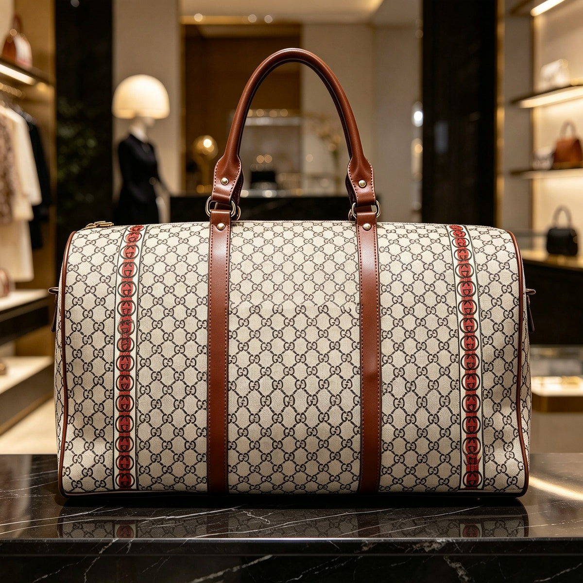 New Stylish Leather GG Travel Bag 3D1326101039