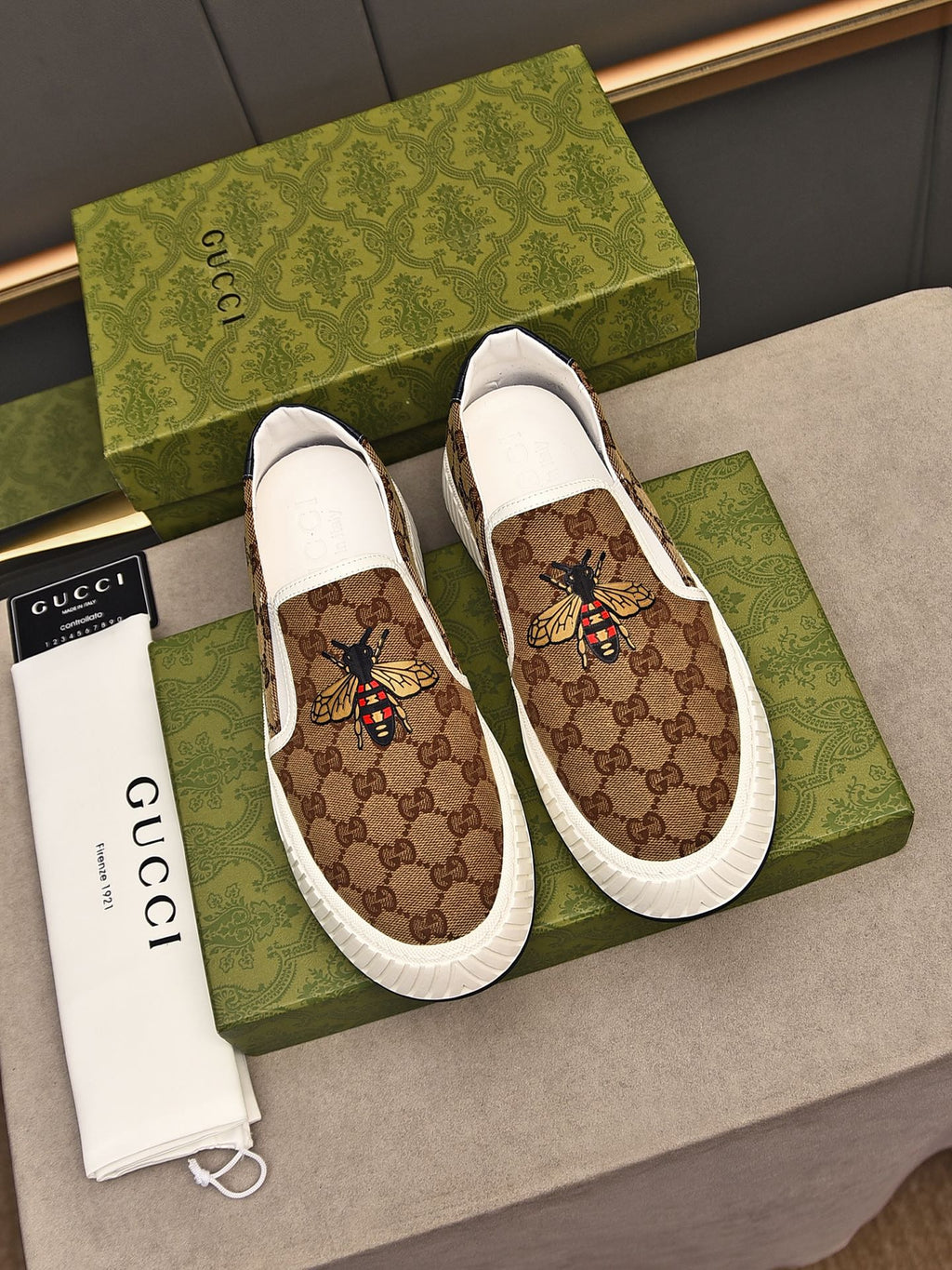 fashion breathable printed slip-on shoes 0725040703