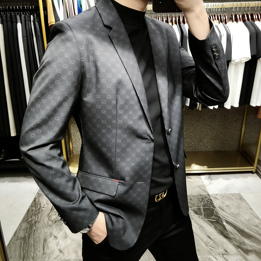 Casual trendy all-match suit top PD10041735