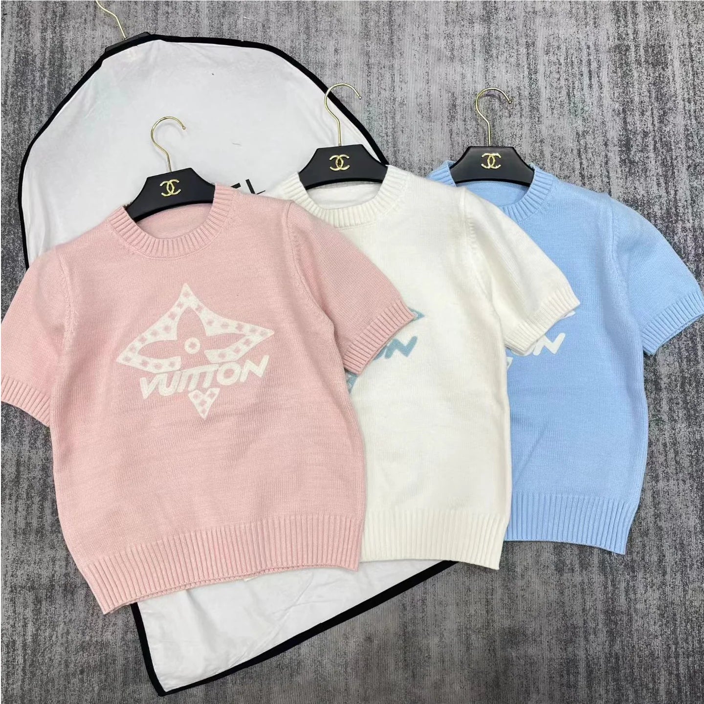 New spring collection short-sleeved knit sweater 1426012915