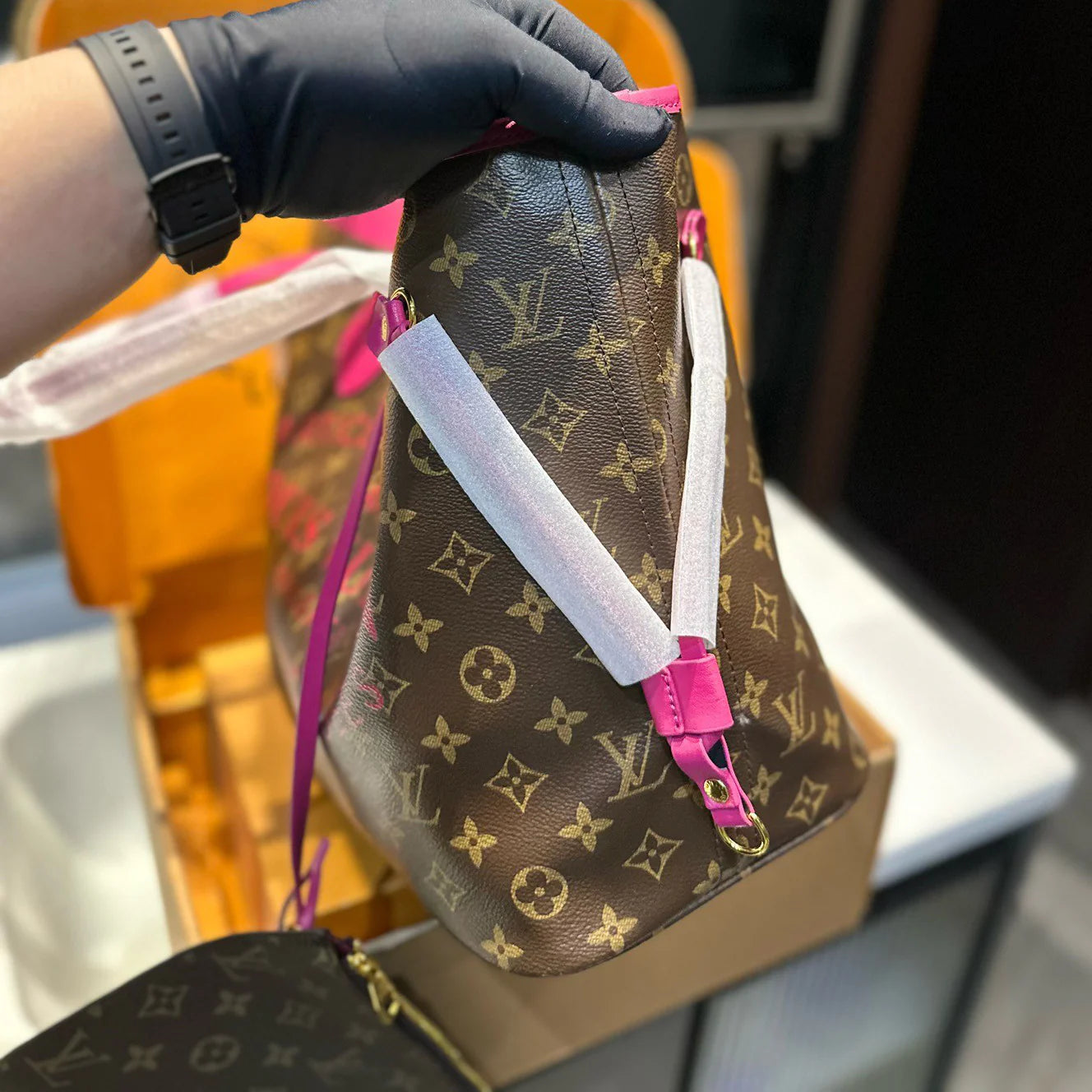 Luxury Classic Print Tote Bag 1025011506
