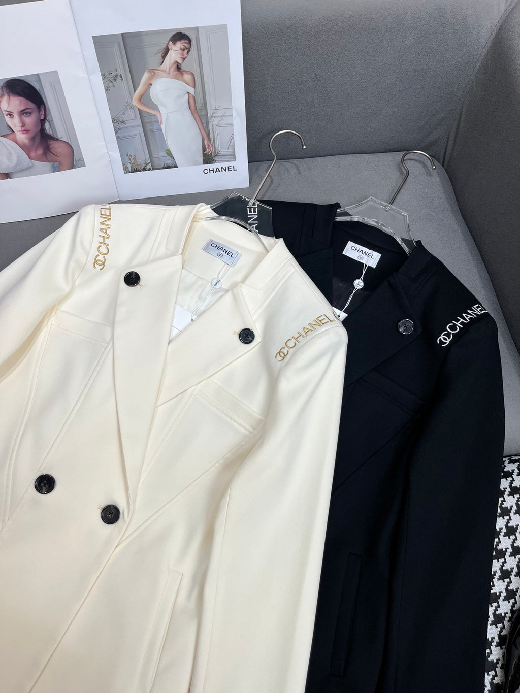 24SS autumn and winter new suit jacket/letter embroidery 0724121107