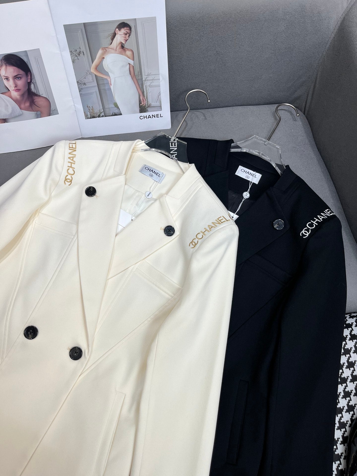 24SS autumn and winter new suit jacket/letter embroidery 0724121107