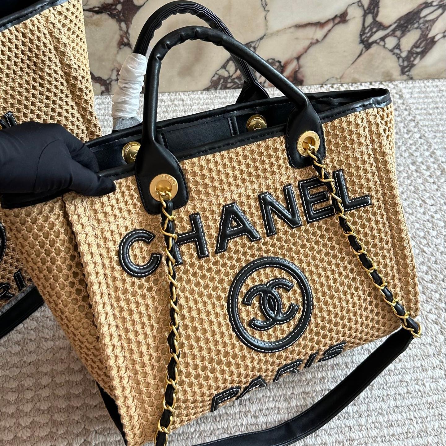 26SS New Women's Straw Beach Tote Bag 0726031009