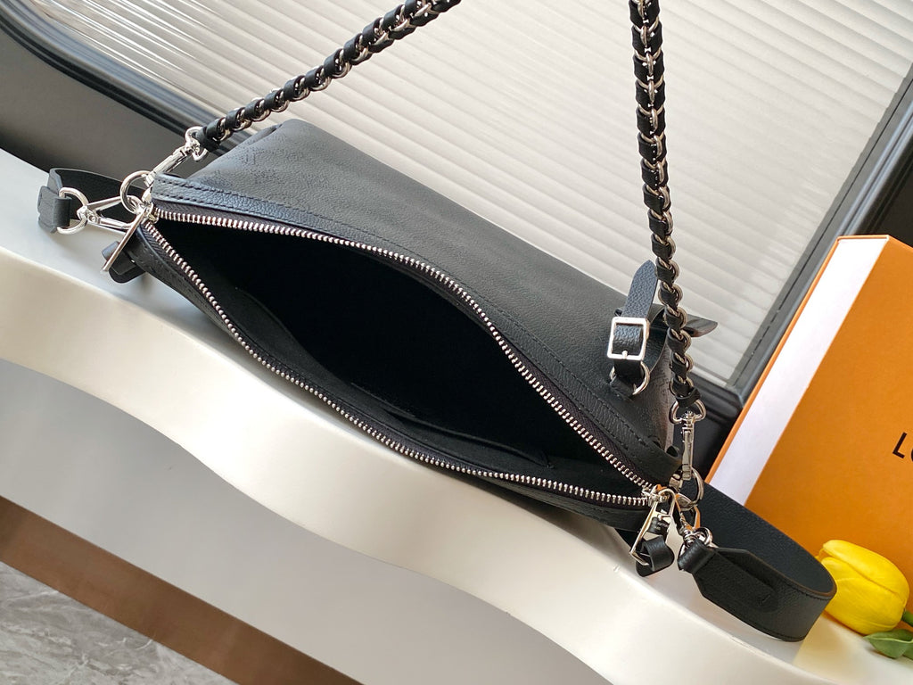 L & V Stylish Cut-out Cowhide Hand Bag M0726051906