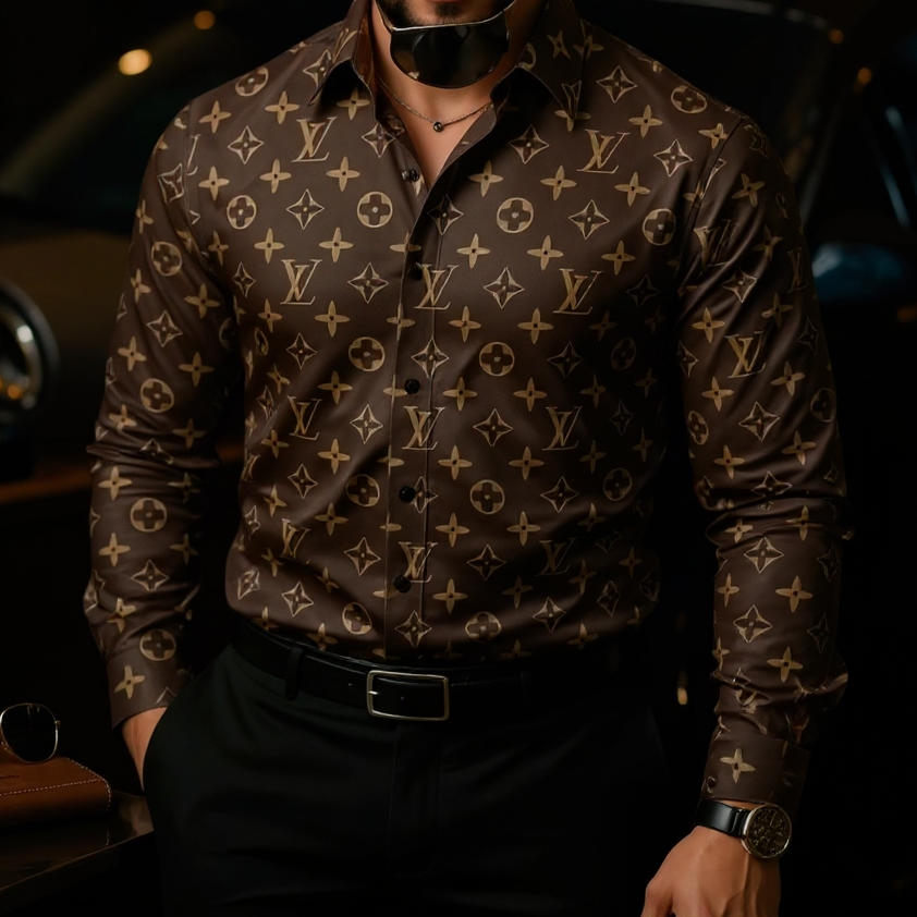 L printed shirt 3D0725102204