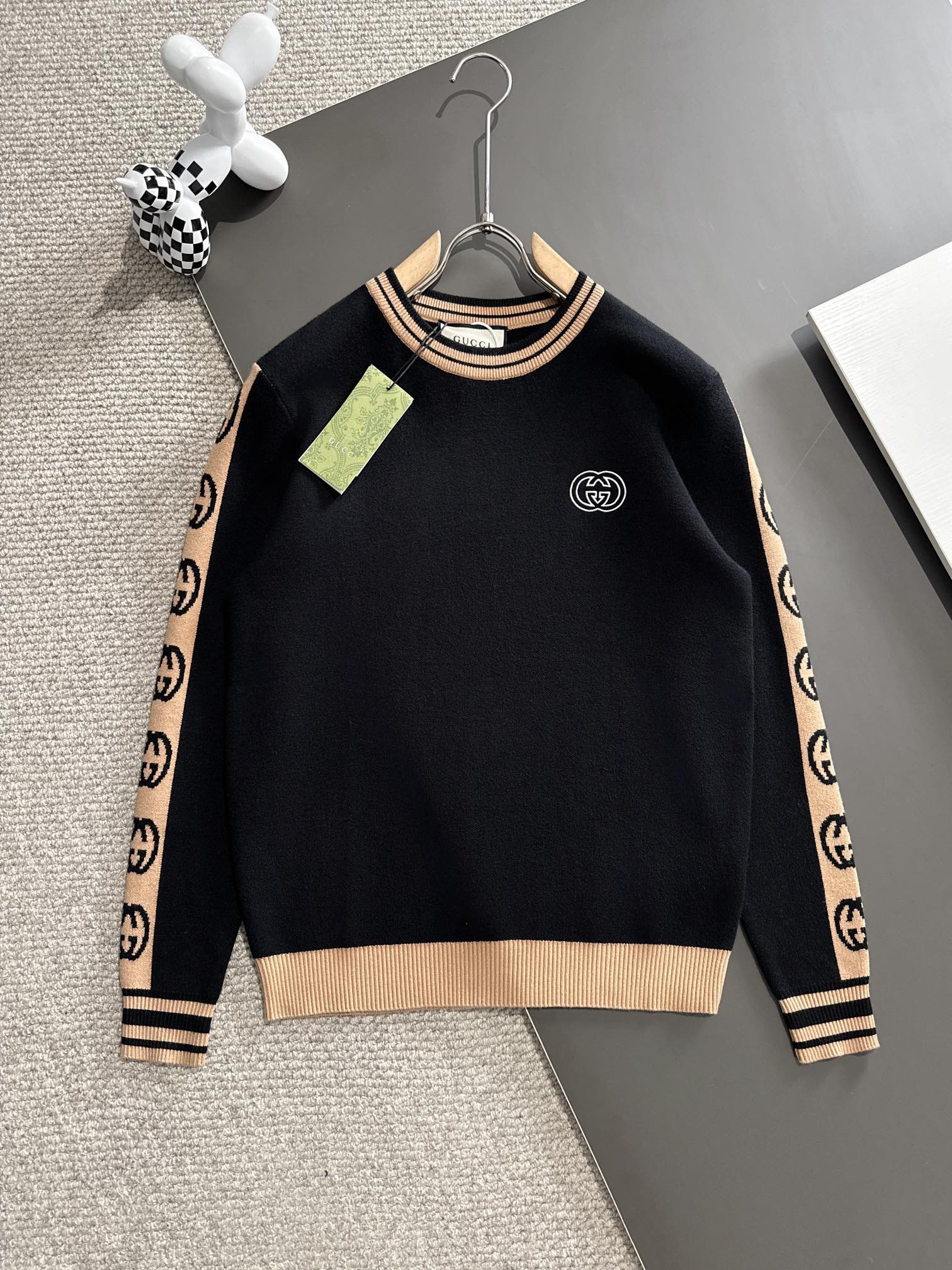 Fashion Print Crewneck Sweater 0724121811