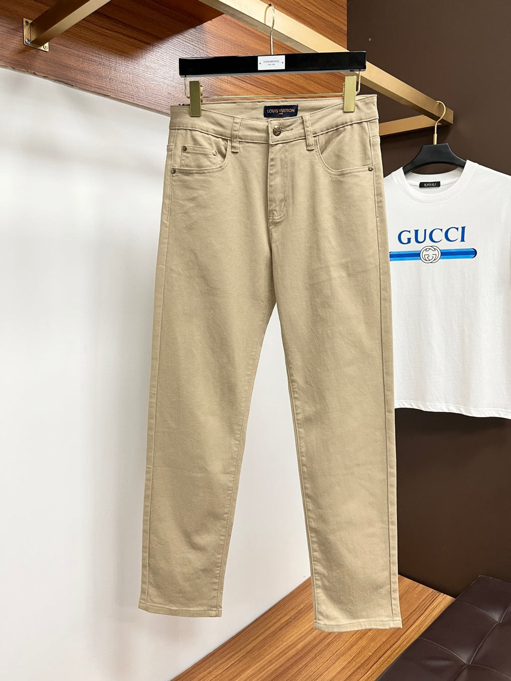 L men's business casual jeans 0725092608