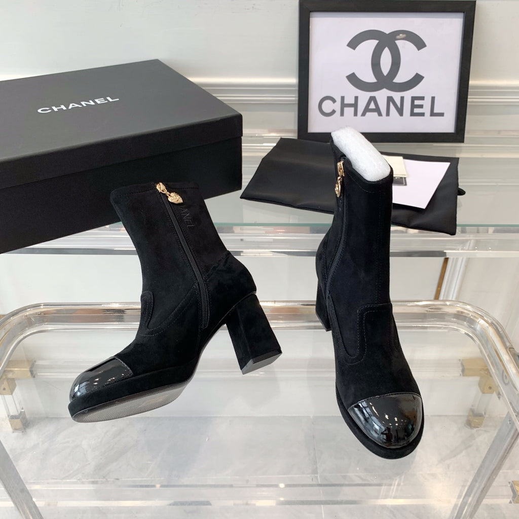 Fashion Cashmere High Heel Boots 0724102316