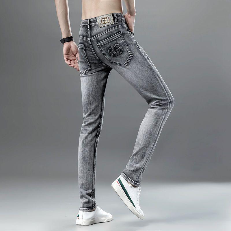 Men's Fashion Elastic Slim Fit Pants 0223112412