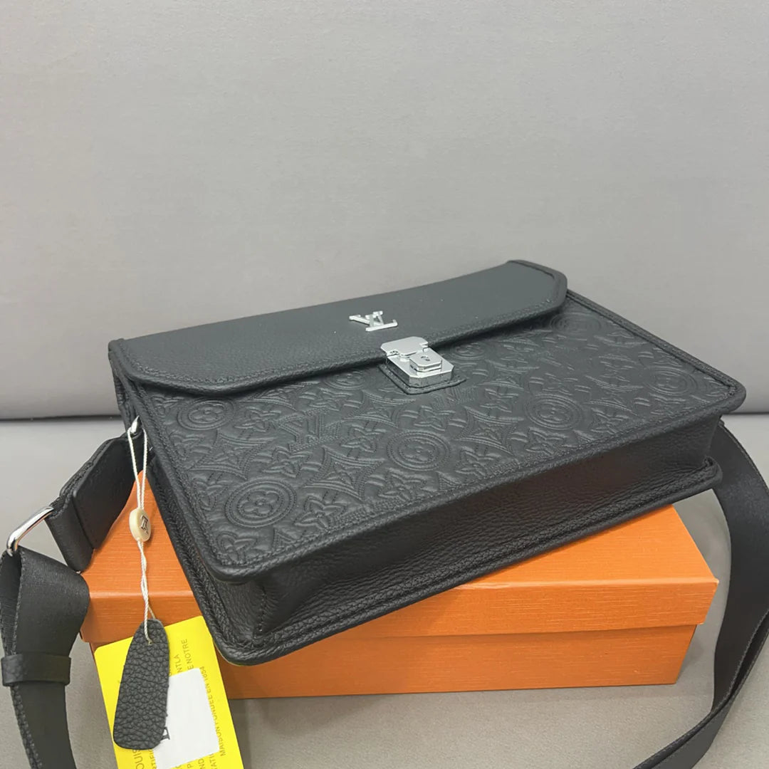 New Men's Printed Shoulder Briefcase 1024040226