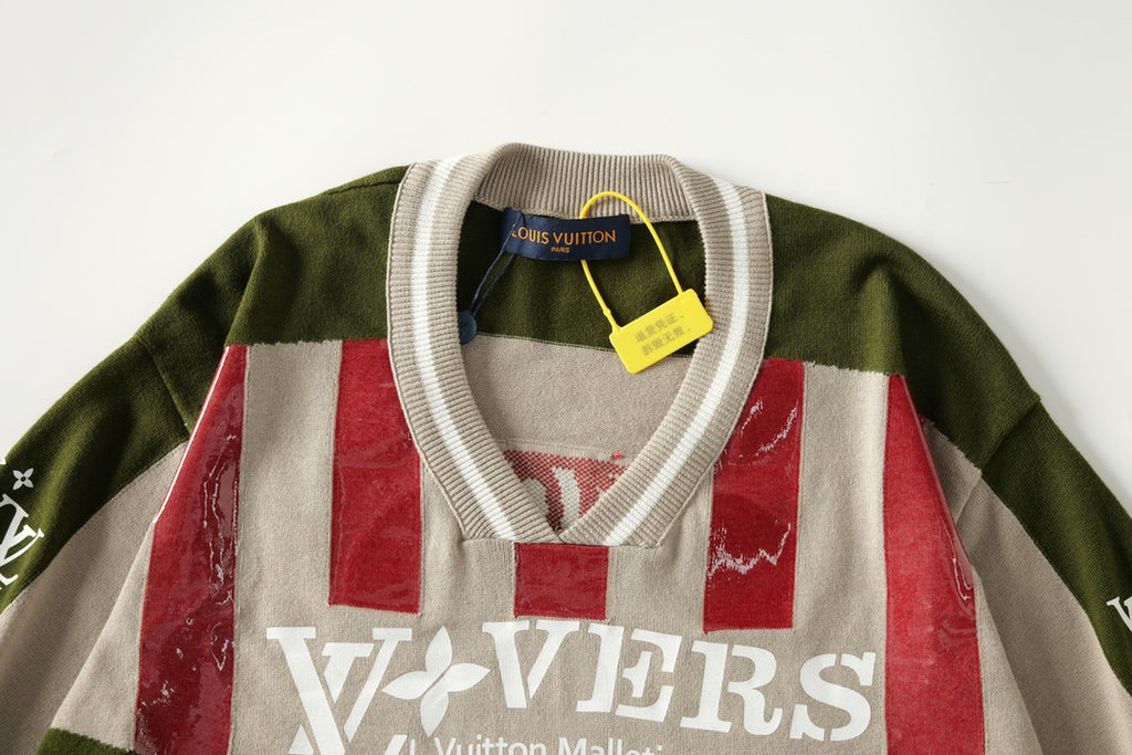 V Spring/Summer Jersey Knitted T-Shirt 0726052718