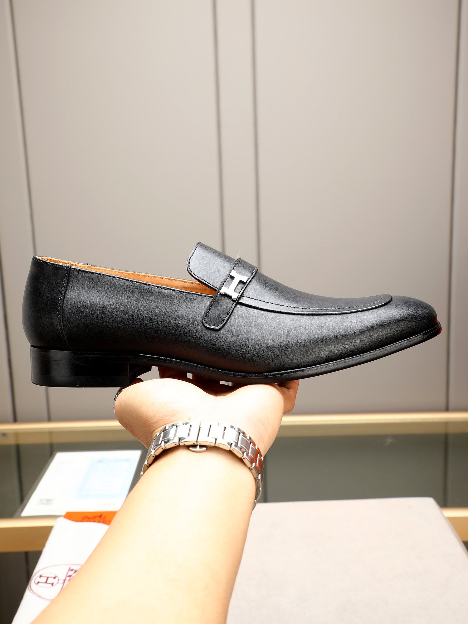 New H business formal leather shoes 0725062404