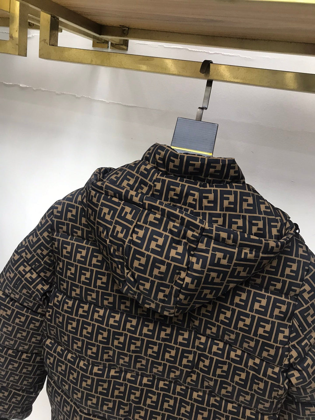 F All-Over Printed Thickened Warm down Cotton Jacket XC0823103003