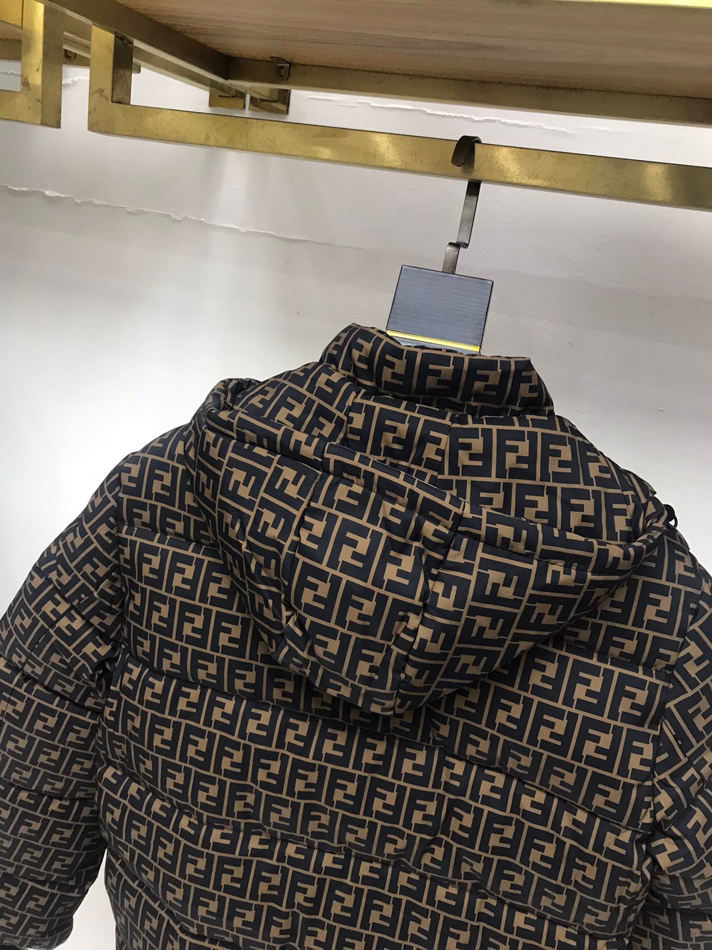 F All-Over Printed Thickened Warm down Cotton Jacket XC0823103003