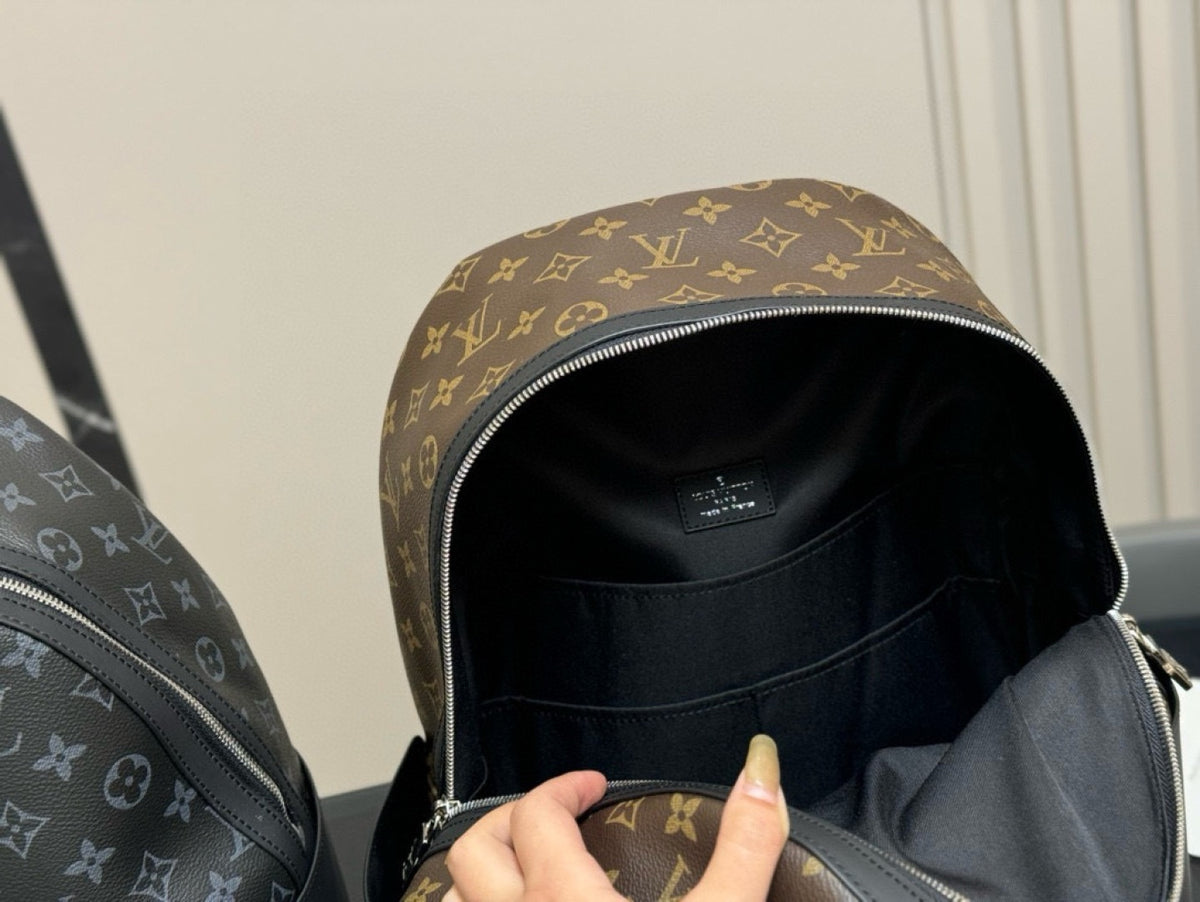 L fashion classic print backpack 0725012103
