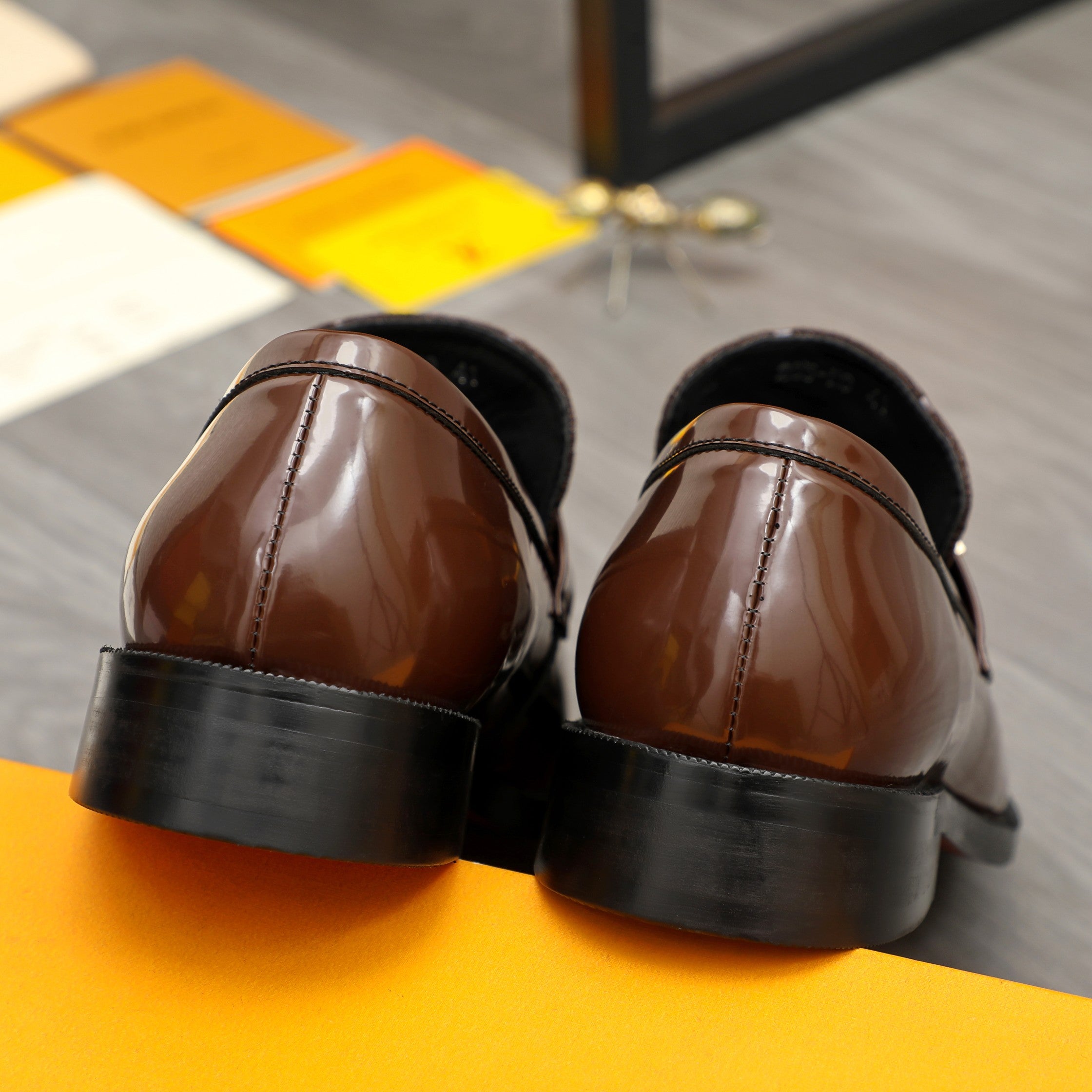 V Men's Classic Business Slip-on Leather Shoes 0726040808