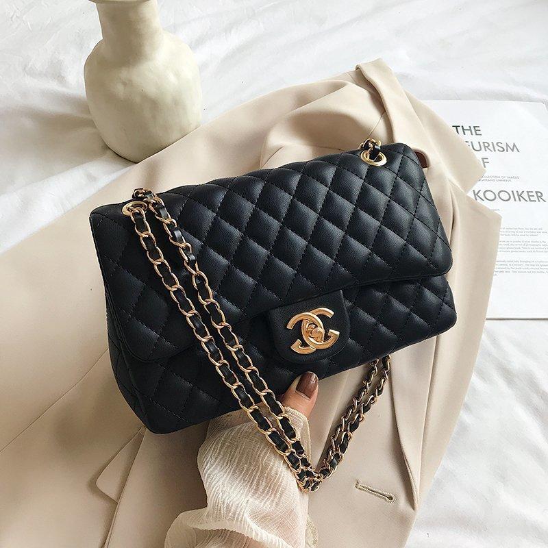 Small fragrant style rhombus chain bag 0823113010