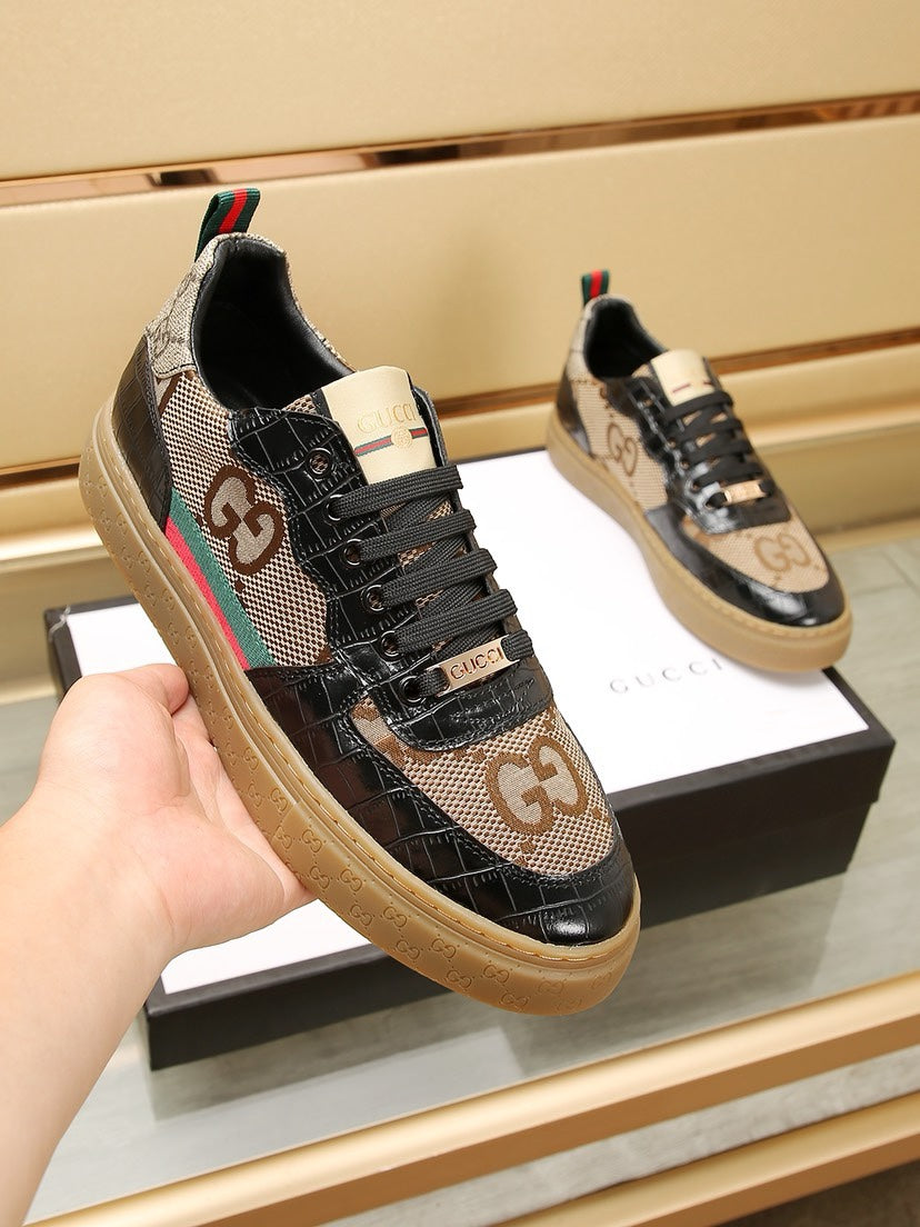 fashion printed rubber sole sneakers 0724072305