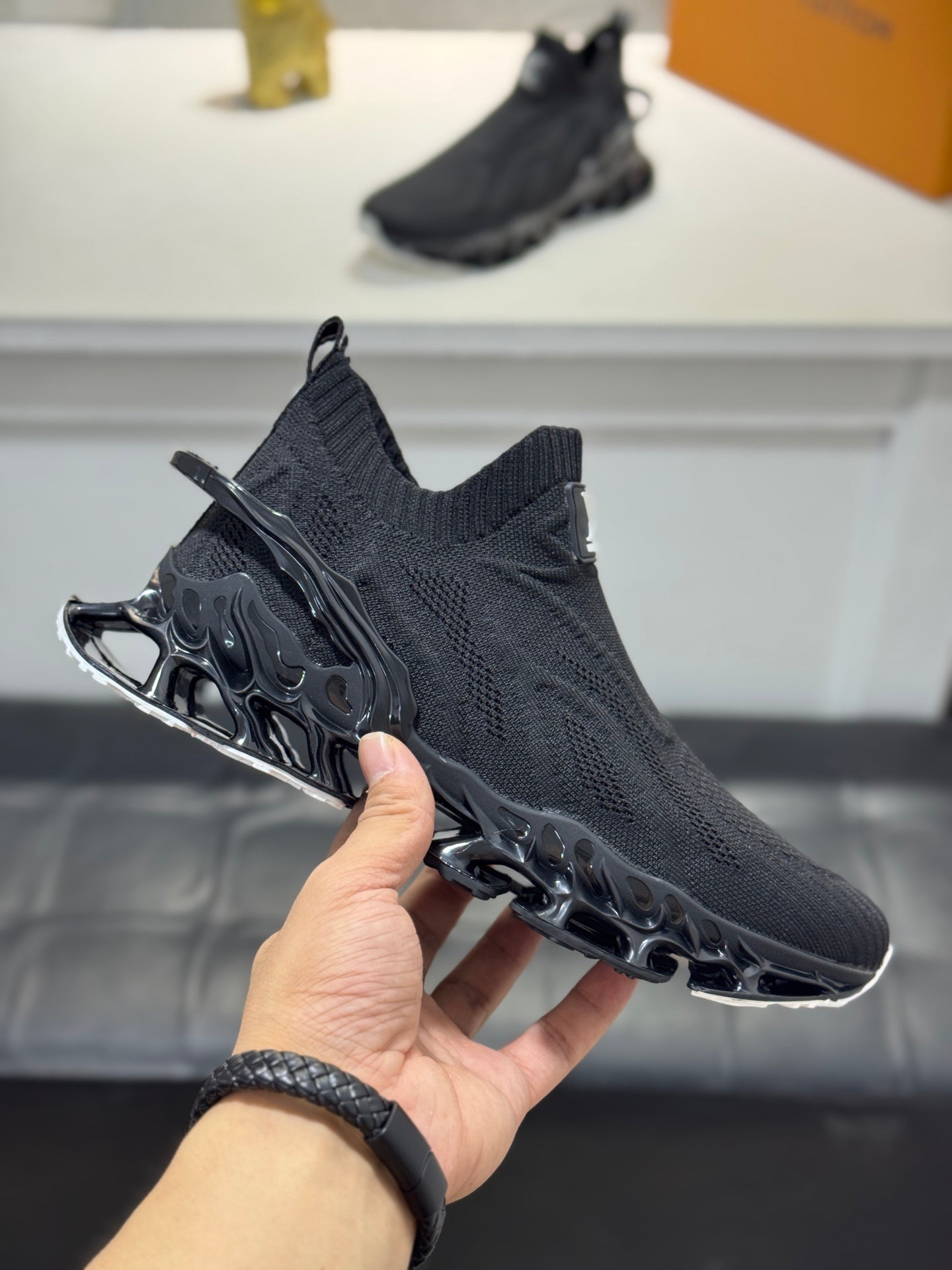 Men's Knitted Sneakers 0726041401