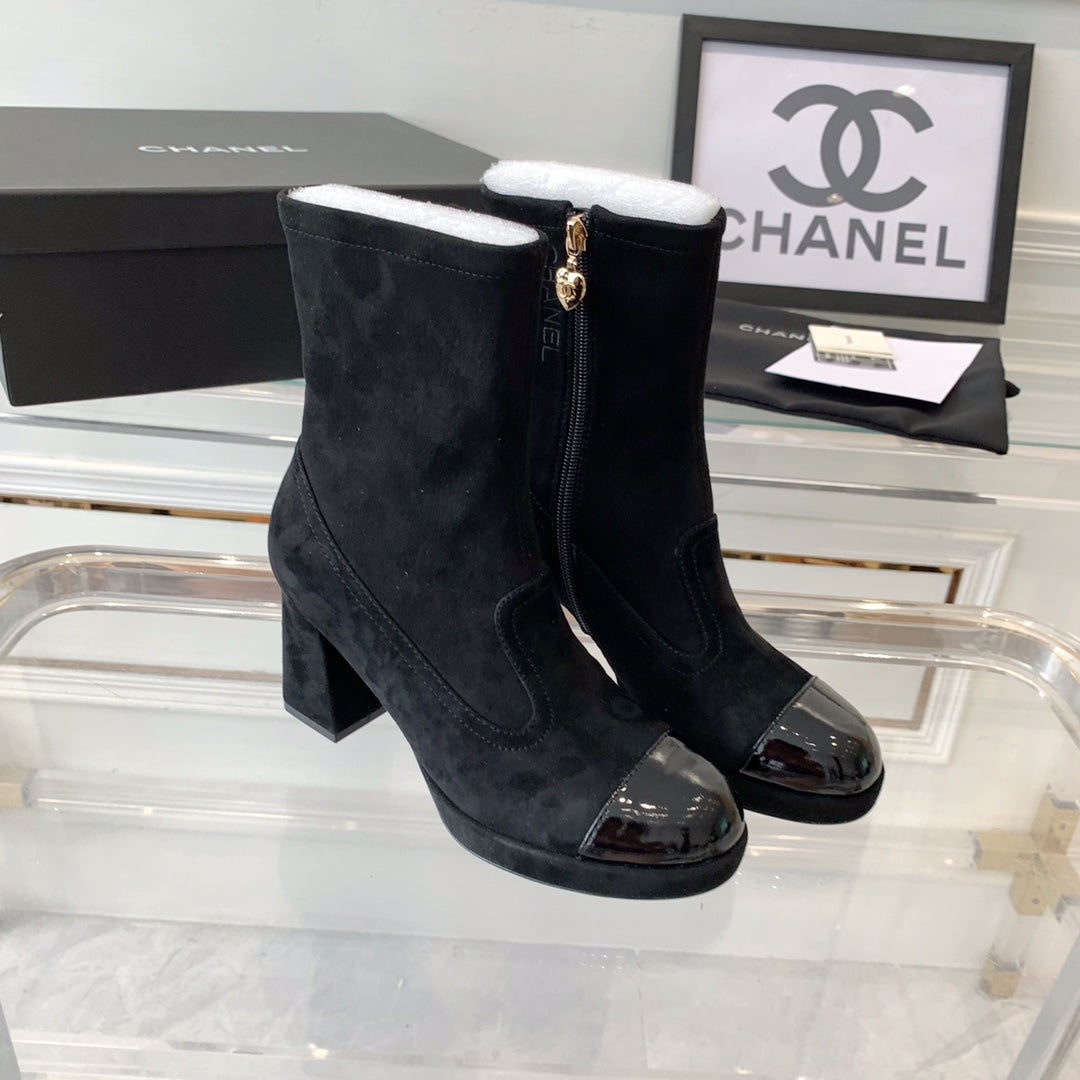 Fashion Cashmere High Heel Boots 0724102316