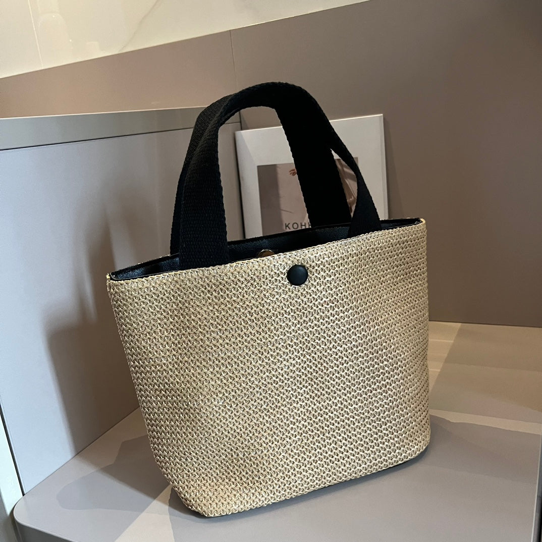 summer pastoral woven handbag 0724041119