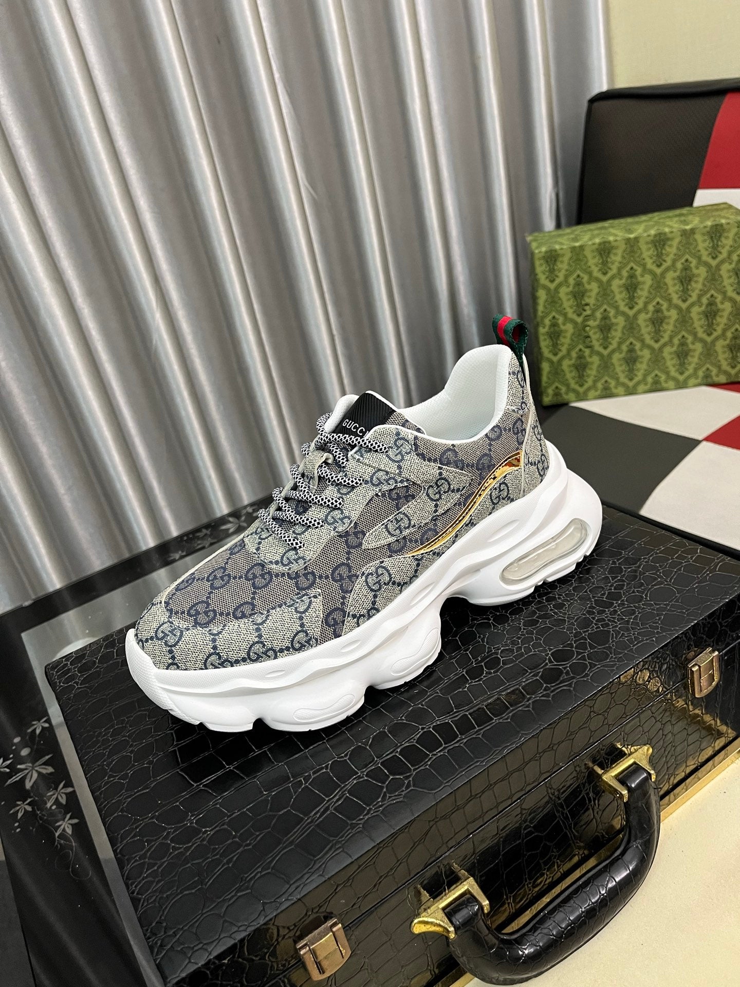 men's casual sneakers with print  0725102202