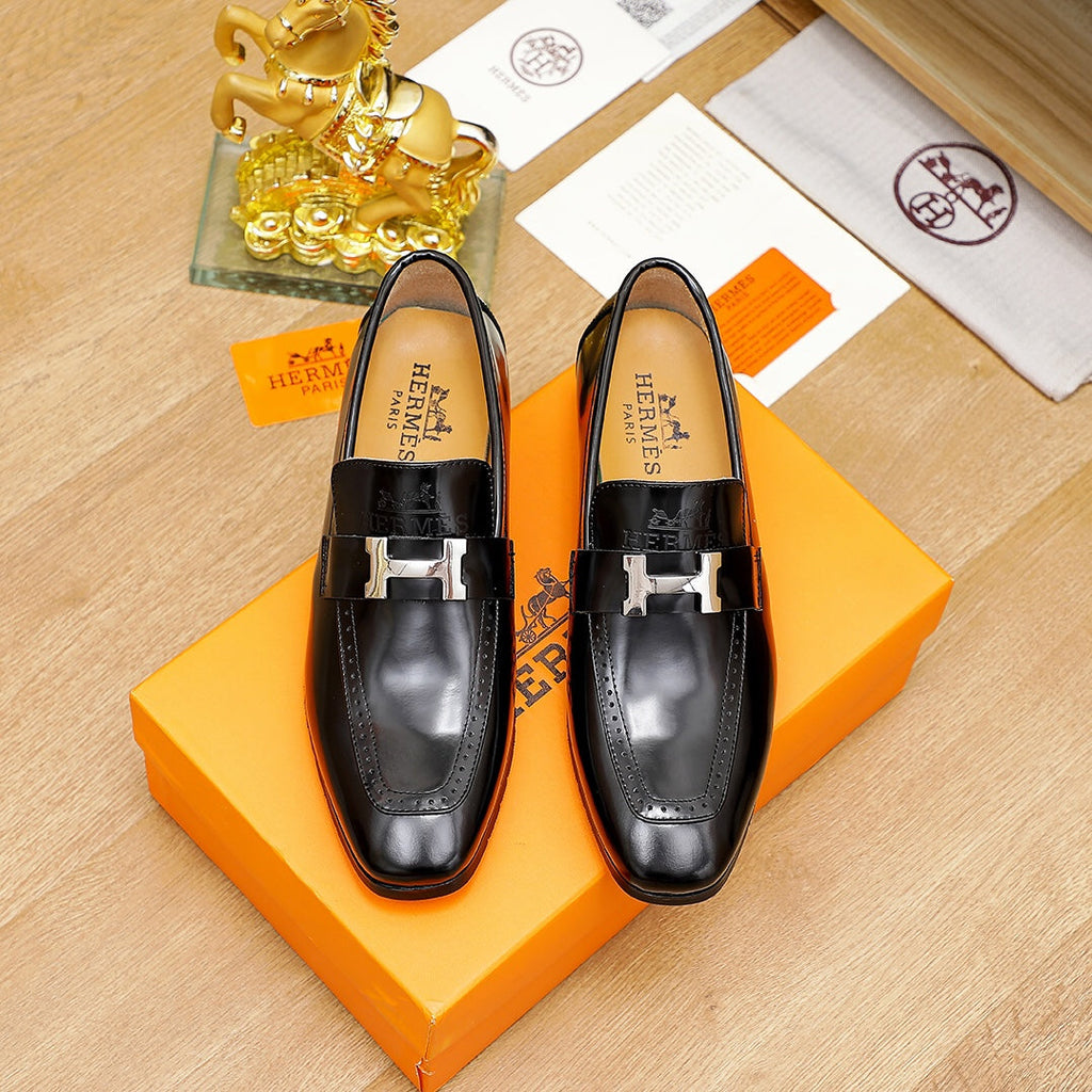 H Fashion Men's Cowhide Leather Shoes 0725022102
