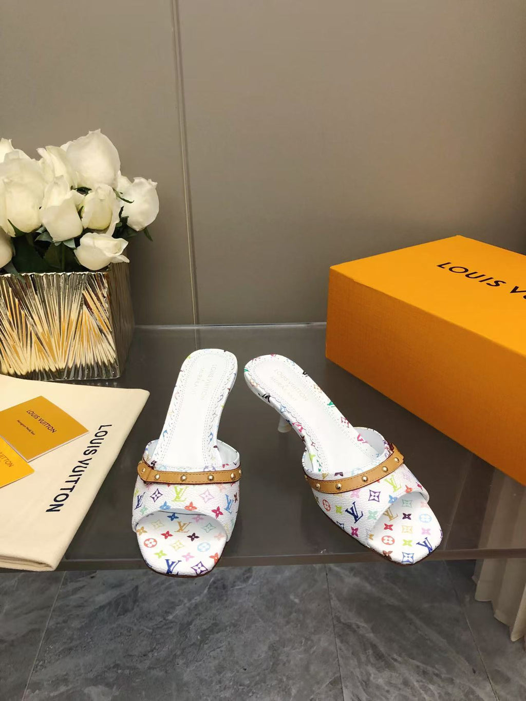 L fashion 3 color hot style high heel slippers 0725031902