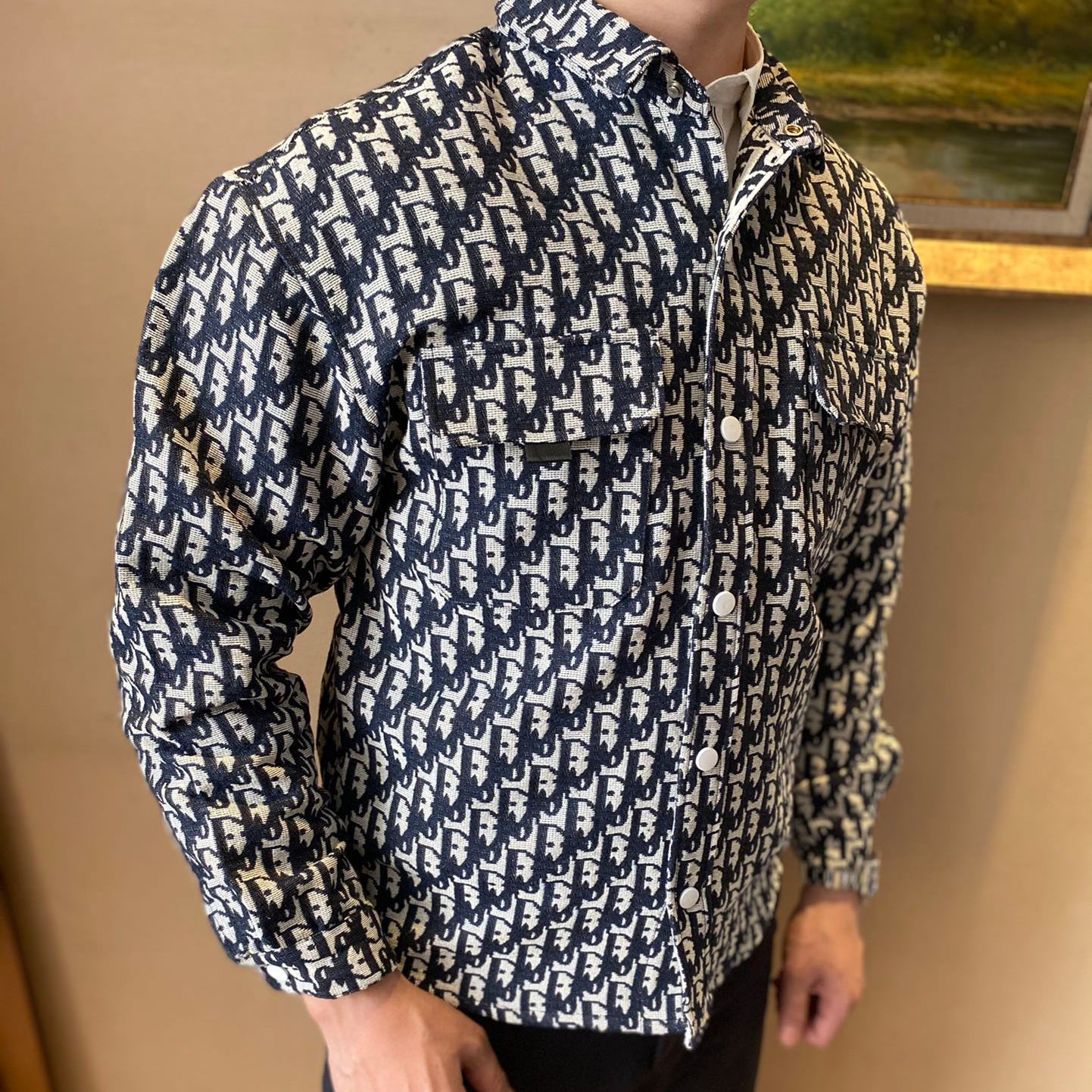 Men's Printed Jacket 021703