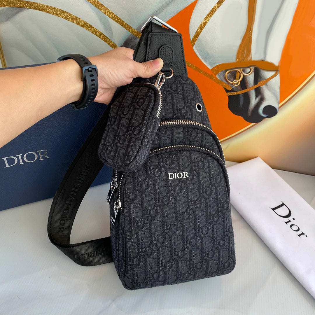 Fashion casual and handsome men's chest bag 1024070104