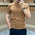 New Fashion Men's All-match Casual Knitted Short-sleeved 1024032110