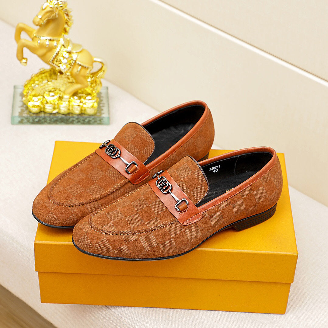 Light Brown Handmade Men's Loafers